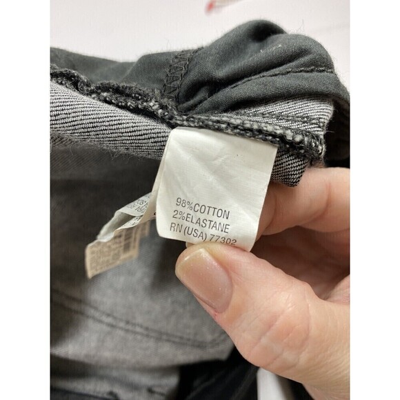 Zara Basic Coated Jeans Black Size 6 Skinny Leg Mid Rise Ankle Zippers Jeggings - Picture 12 of 16